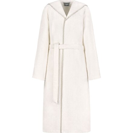 Cawo Home Dames Badjas met Capuchon 6219 natur L