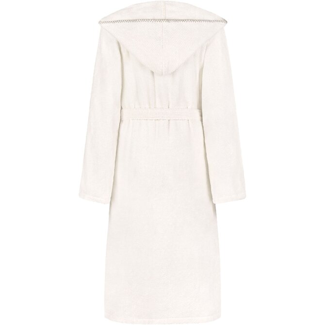 Cawo Home Dames Badjas met Capuchon 6219 natur L Cawo Home Dames Badjas met Capuchon 6219 natur L