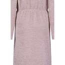 Cawö Cawo Home Dames Badjas Korte Badjas met Capuchon en Rits 6222 beere 46