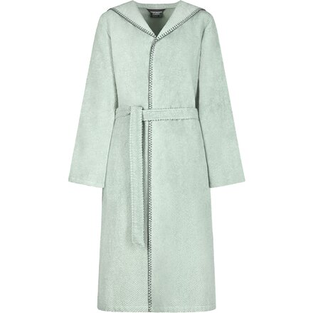 Cawo Home Dames Badjas met Capuchon 6219 eukalyptus XL