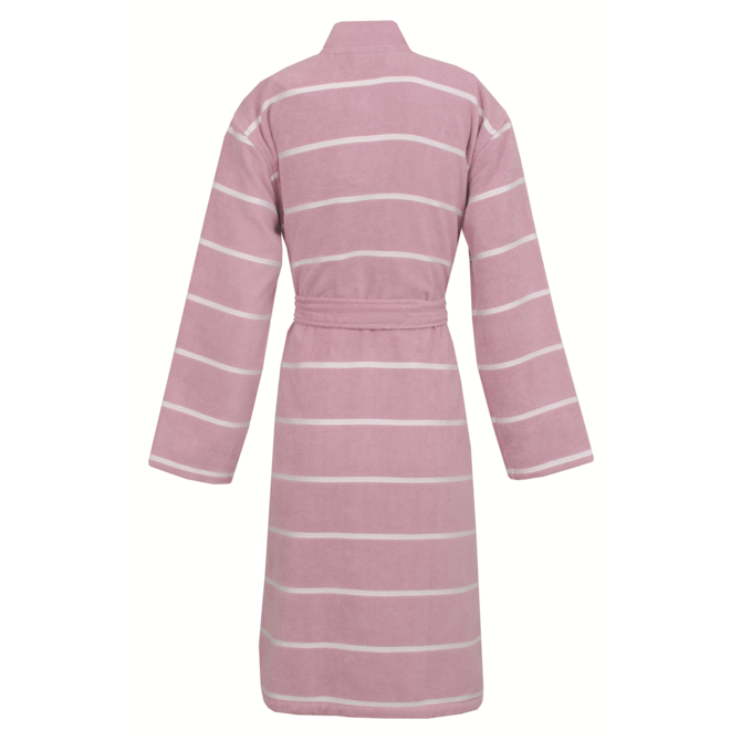 Carl Ross Unisex Badjas Kimono 33110 Rose Quartz/Offwhite S