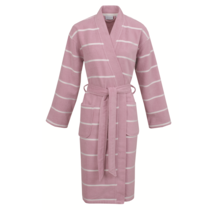 Carl Ross Unisex Badjas Kimono 33110 Rose Quartz/Offwhite L