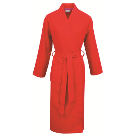 Carl Ross Unisex Badjas Kimono 37100 Intense red/Pink L