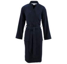 Carl Ross Unisex Badjas Kimono 37100 Night blue/White XXL