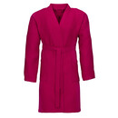 Vossen Vossen Unisex badjas ROM Pique-U cranberry M