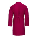 Vossen Vossen Unisex badjas ROM Pique-U cranberry M