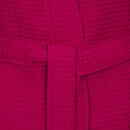 Vossen Vossen Unisex badjas ROM Pique-U cranberry M