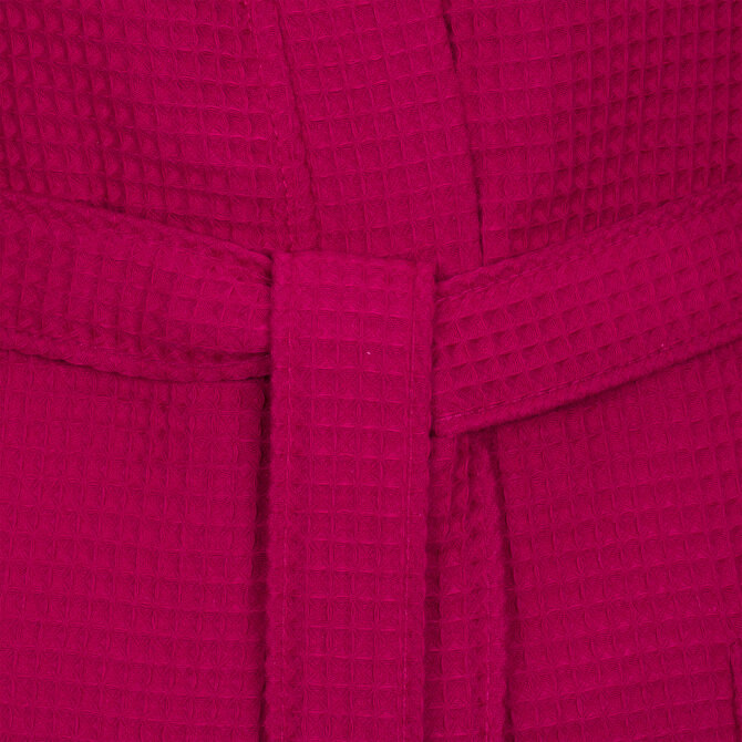 Vossen Unisex badjas ROM Pique-U cranberry L