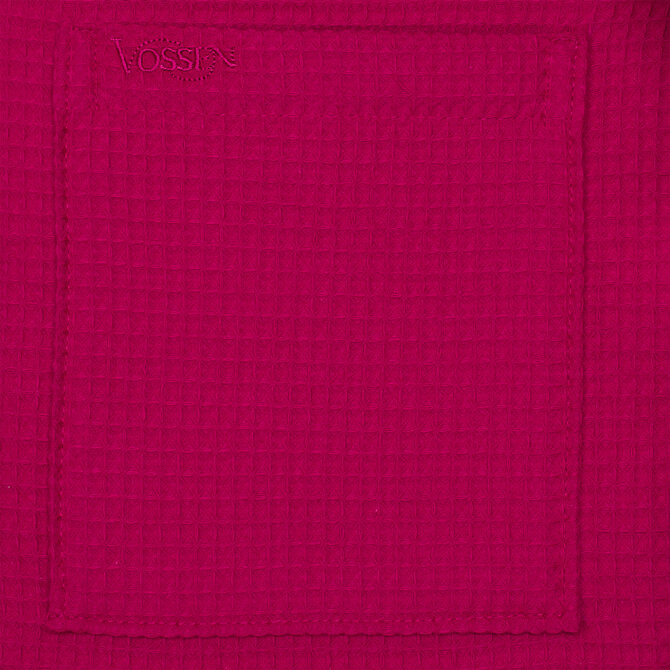 Vossen Unisex badjas ROM Pique-U cranberry L