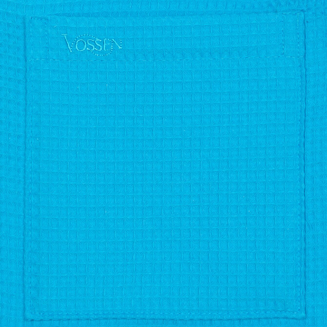 Vossen Unisex badjas ROM Pique-U turquoise XS Vossen Unisex badjas ROM Pique-U turquoise XS