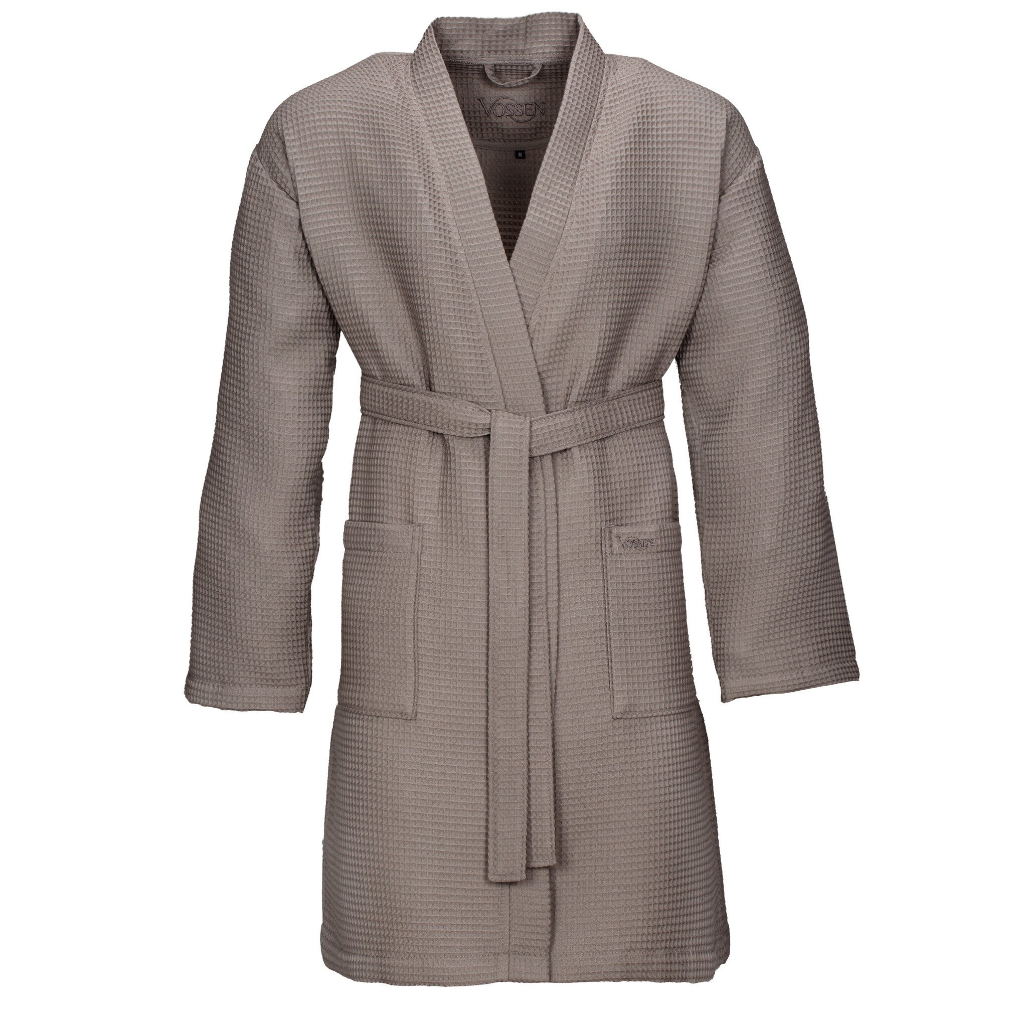 Vossen Vossen Unisex badjas ROM Pique-U pepplestone L