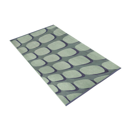 Vossen Strandlaken shadow play 100x180 soft green