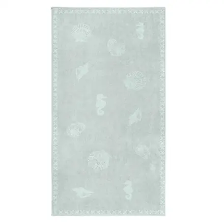 Seahorse Strandlaken Shells Mist 100x200