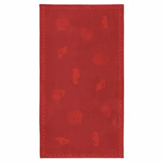 Seahorse Strandlaken Shells Red 100x200