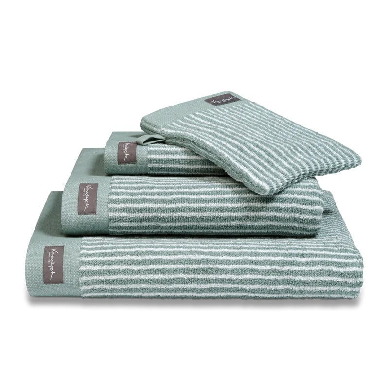 Vandyck Vandyck Home Petit Ligne Pearl Blue Handdoek 60x110