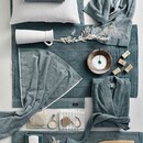 Vandyck Vandyck Home Petit Ligne Pearl Blue Handdoek 60x110