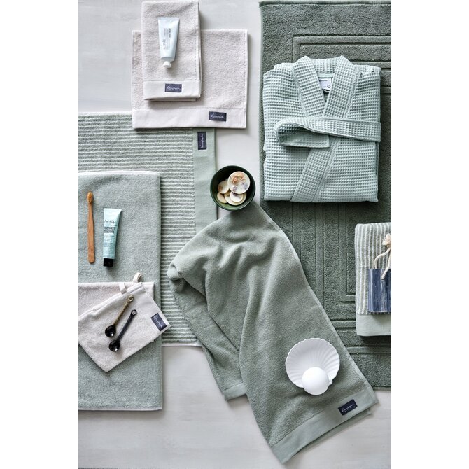 Vandyck Home Petit Ligne Smoke Green Gastendoekje 30x50