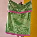 KAAT Strandlaken Belize - Groen 100x180 cm