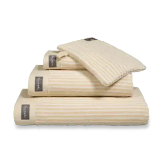 Vandyck Home Towel Petit Ligne bleachedsand douchelaken 70x140