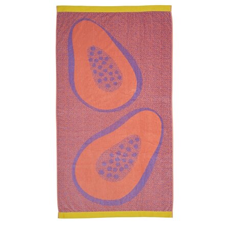 KAAT Strandlaken Papaya - Multi 100x180 cm