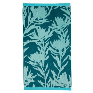 KAAT Strandlaken Bermuda - Blauwgroen 100x180 cm