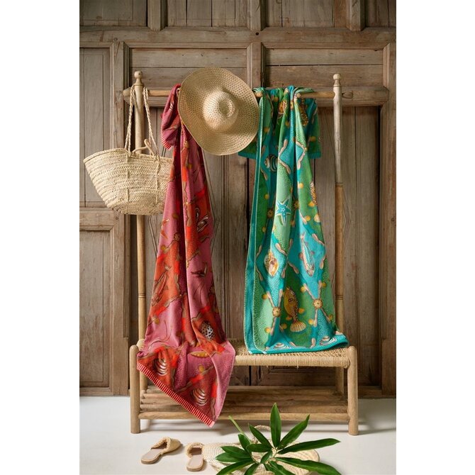 Pip Studio Little Sea Beachtowel - Roze 100x180 cm