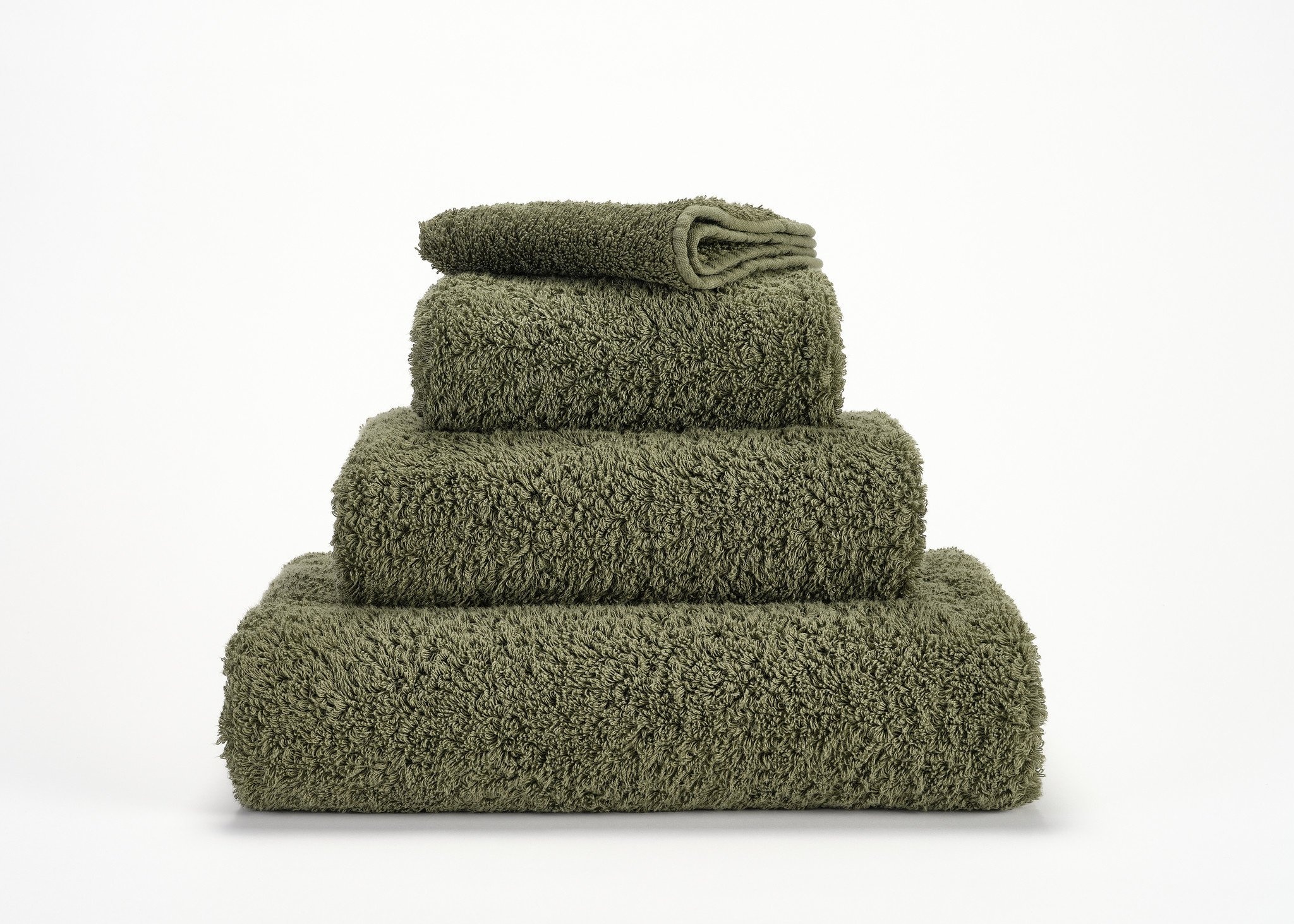 Abyss & Habidecor Abyss & Habidecor Super Pile Handdoek 55x100 275 khaki