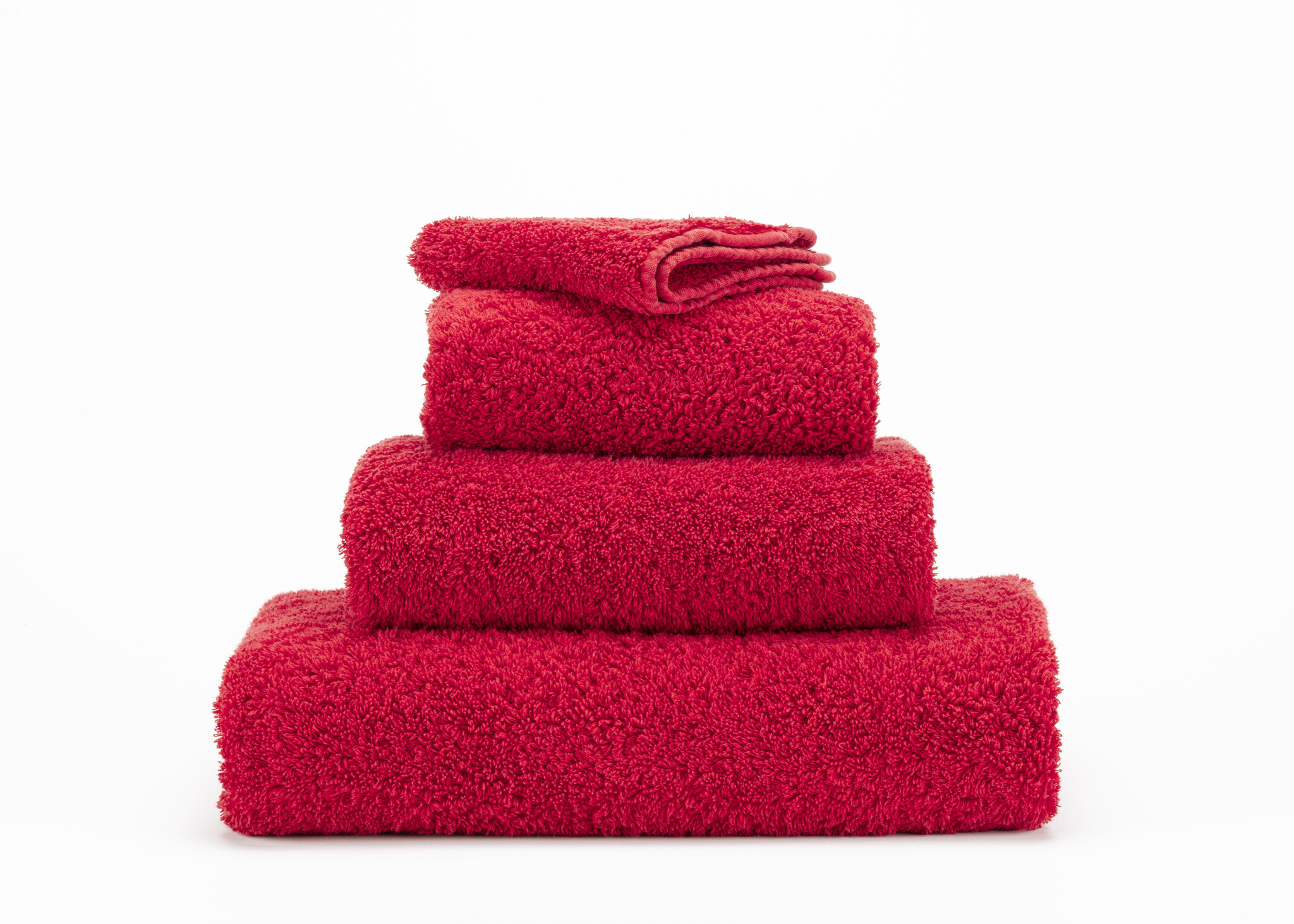 Abyss & Habidecor Abyss & Habidecor Super Pile Handdoek 55x100 564 carmin