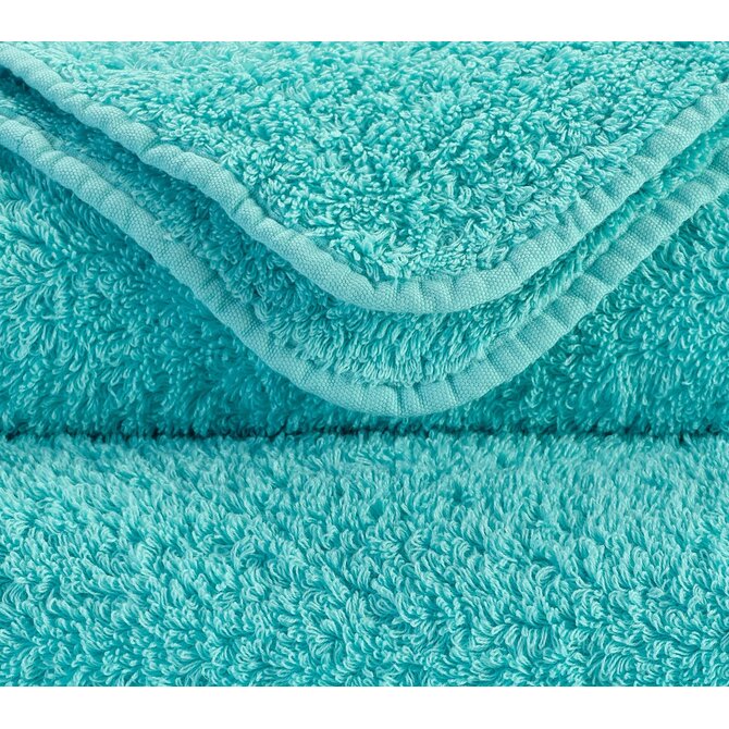 Abyss & Habidecor Super Pile Gastendoekje 40x75 370 turquoise