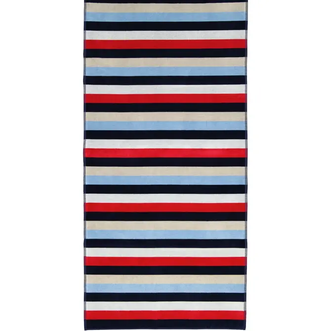 Cawö Beach Strepen Strandlaken 80x180 Multicolor Cawö Beach Strepen Strandlaken 80x180 Multicolor