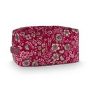 Pip Studio Pip Studio Coco Cosmetic Bag Medium Quilted Daisy Dreams Red 21.5x10x10.5cm