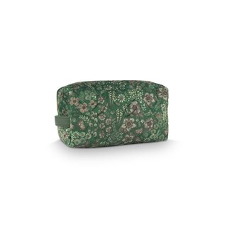 Pip Studio Coco Cosmetic Bag Medium Quilted Daisy Dreams Green 21.5x10x10.5cm