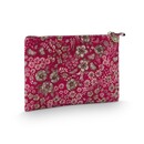 Pip Studio Pip Studio Charly Cosmetic Flat Pouch Medium Quilted Daisy Dreams Red 24x1x15.5cm