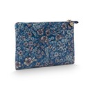 Pip Studio Pip Studio Charly Cosmetic Flat Pouch Medium Quilted Daisy Dreams Blue 24x1x15.5cm