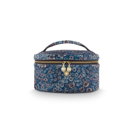 Pip Studio Cleo Beauty Case Quilted Daisy Dreams Blue 26x16x16cm
