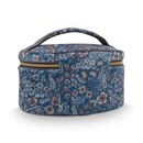 Pip Studio Pip Studio Cleo Beauty Case Quilted Daisy Dreams Blue 26x16x16cm