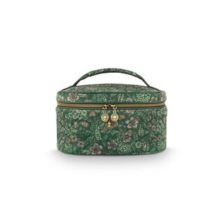 Pip Studio Cleo Beauty Case Quilted Daisy Dreams Green 26x16x16cm