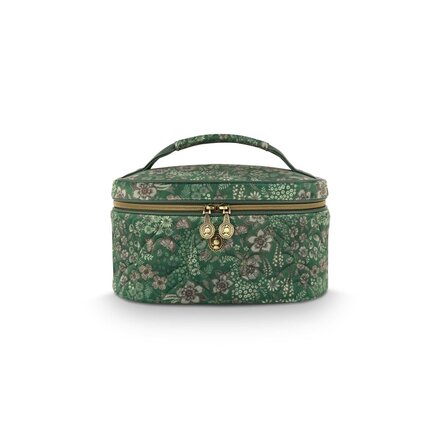 Pip Studio Cleo Beauty Case Quilted Daisy Dreams Green 26x16x16cm