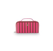 Pip Studio Cyrille Cosmetic Bag Medium Stripe Pink 23.5x11x5x22cm
