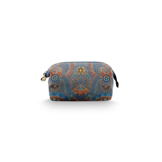 Pip Studio Cooper Cosmetic Purse Medium Jabali Blue 22.5x9.5x15cm