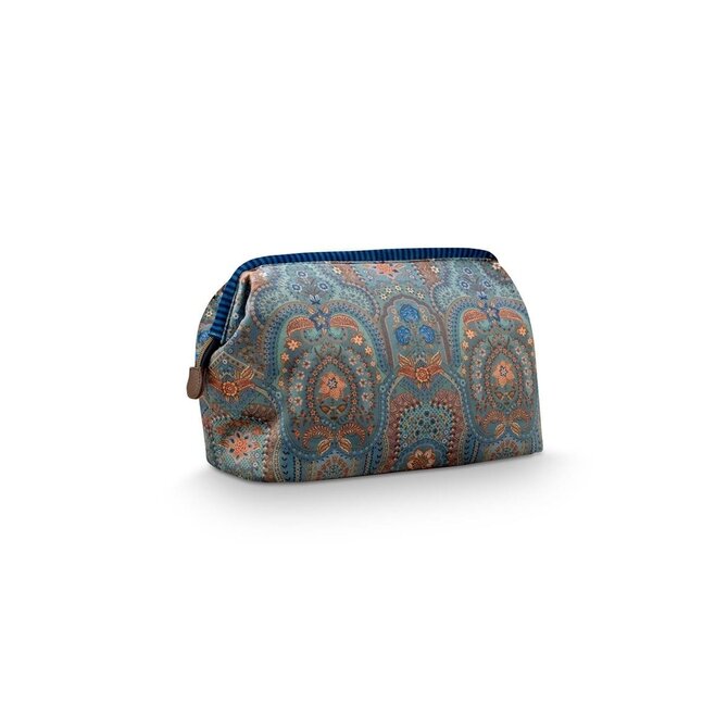 Pip Studio Cooper Cosmetic Purse Extra Large Jabali Blue 30x13.8x20.7cm