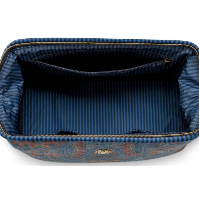 Pip Studio Cooper Cosmetic Purse Extra Large Jabali Blue 30x13.8x20.7cm