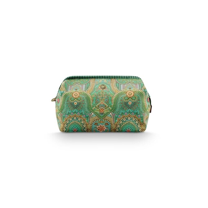 Pip Studio Cooper Cosmetic Purse Extra Large Jabali Green 30x13.8x20.7cm