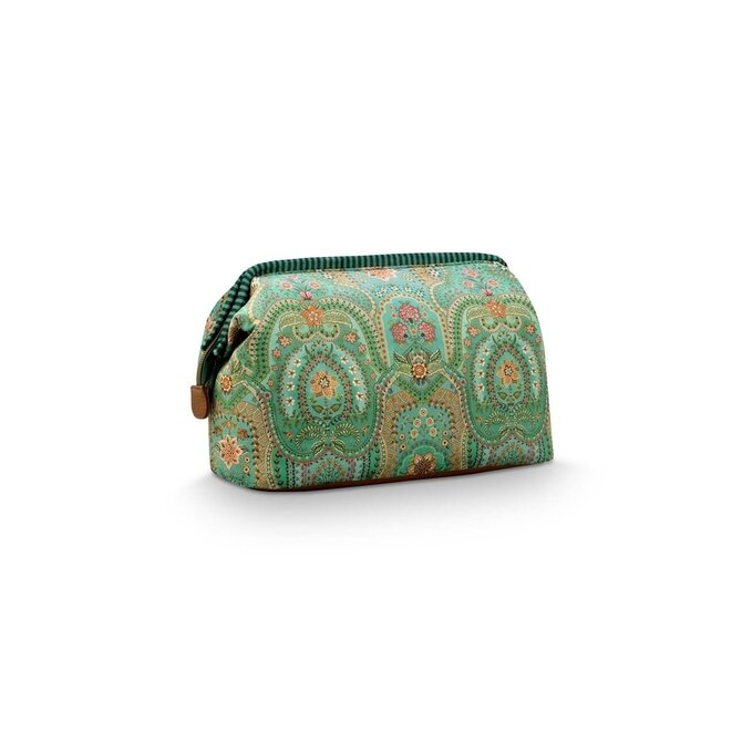 Pip Studio Cooper Cosmetic Purse Extra Large Jabali Green 30x13.8x20.7cm
