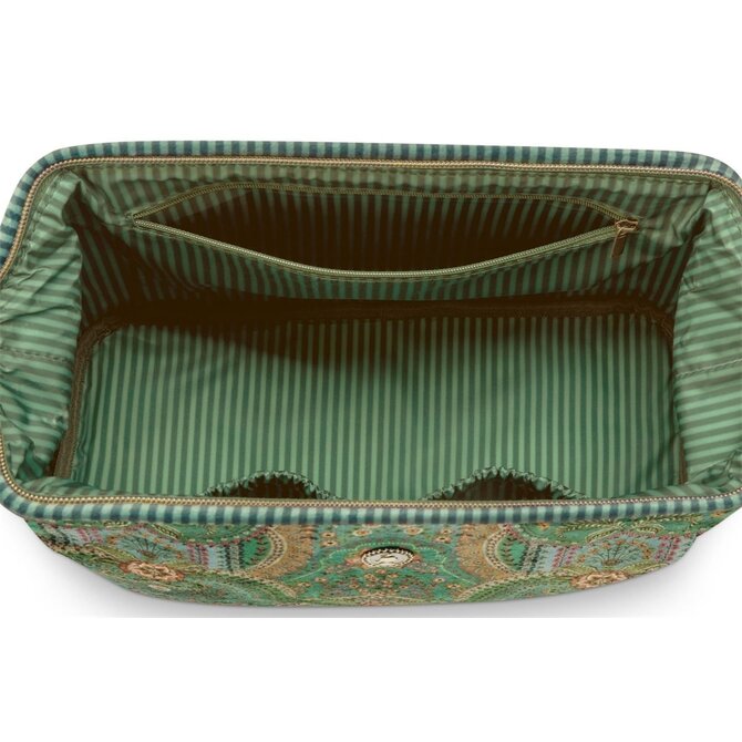 Pip Studio Cooper Cosmetic Purse Extra Large Jabali Green 30x13.8x20.7cm