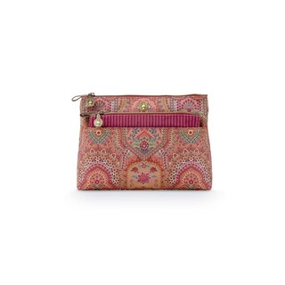 Pip Studio Caryn Cosmetic Bags Combi Jabali Red 26x7.5x18cm/22x1x13cm
