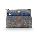 Pip Studio Pip Studio Caryn Cosmetic Bags Combi Jabali Blue 26x7.5x18cm/22x1x13cm