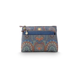 Pip Studio Caryn Cosmetic Bags Combi Jabali Blue 26x7.5x18cm/22x1x13cm