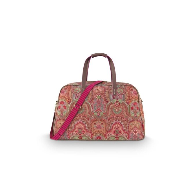 Pip Studio Tovy Weekend Bag Large Jabali Red 65x25.5x35cm
