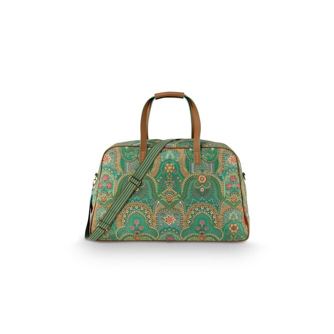 Pip Studio Tovy Weekend Bag Large Jabali Green 65x25.5x35cm